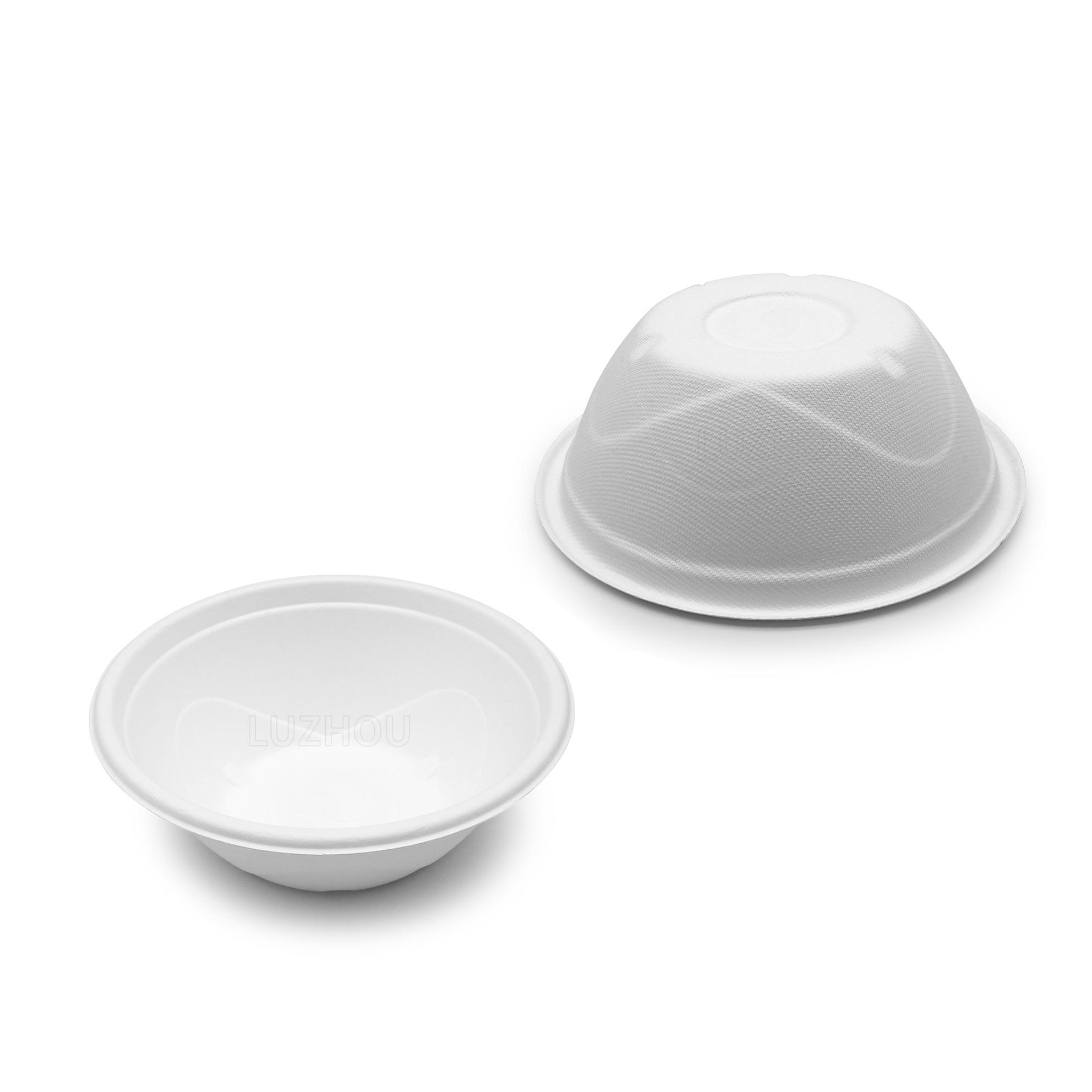 750ml Microwaveable Disposable Biodegradable Sugarcane Bagasse Fibre Pulp Paper Salad Sugare Cane Bo